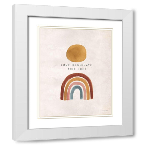 Simple Things 02 White Modern Wood Framed Art Print with Double Matting by Audit, Lisa