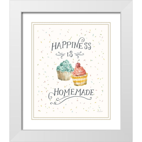 Sweet Little Pleasures VI White Modern Wood Framed Art Print with Double Matting by Audit, Lisa