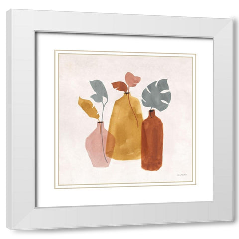 Terracotta 03 White Modern Wood Framed Art Print with Double Matting by Audit, Lisa