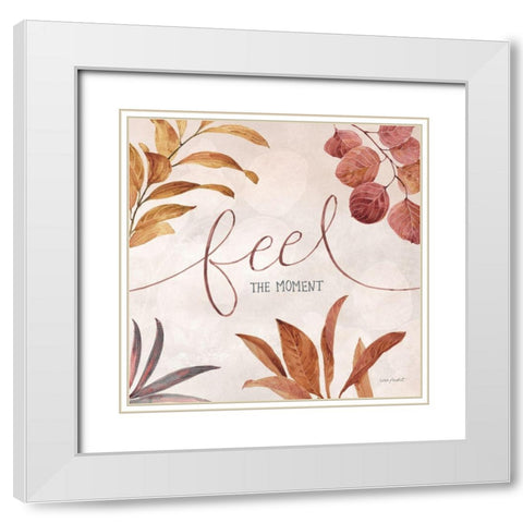 Terra 08 White Modern Wood Framed Art Print with Double Matting by Audit, Lisa