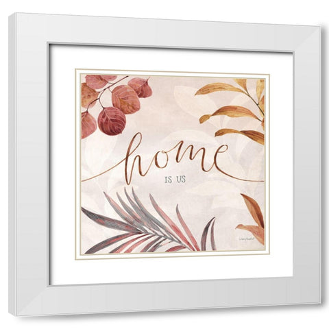 Terra 09 White Modern Wood Framed Art Print with Double Matting by Audit, Lisa