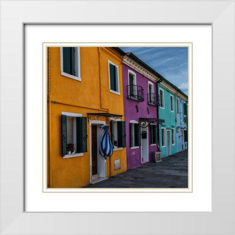 True Colors White Modern Wood Framed Art Print with Double Matting by Head, Danny