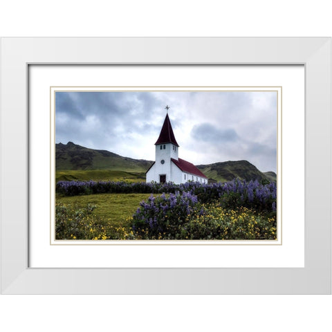 Take Me to Church White Modern Wood Framed Art Print with Double Matting by Head, Danny