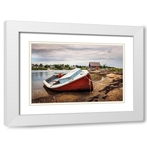 Out of Service IV White Modern Wood Framed Art Print with Double Matting by Head, Danny
