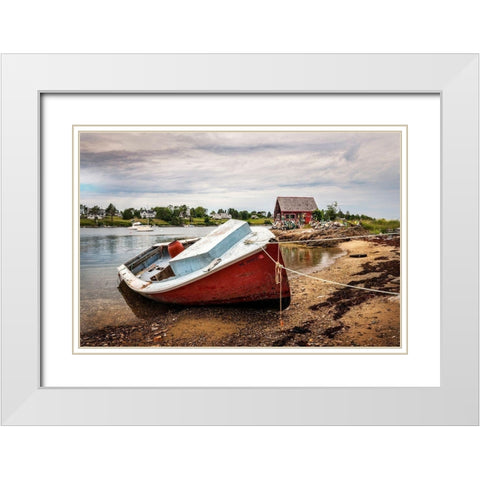 Out of Service IV White Modern Wood Framed Art Print with Double Matting by Head, Danny