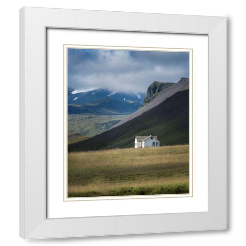 Isolation II White Modern Wood Framed Art Print with Double Matting by Head, Danny
