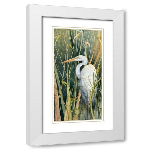 Afternoon Delight - Detail White Modern Wood Framed Art Print with Double Matting by Rizzo, Gene