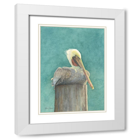 Basking in the Sun White Modern Wood Framed Art Print with Double Matting by Rizzo, Gene