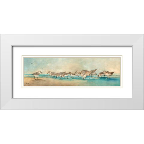 Chairman of the Board White Modern Wood Framed Art Print with Double Matting by Rizzo, Gene