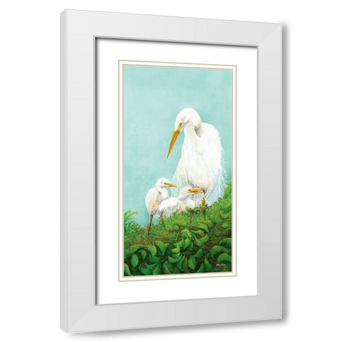 Fly - You Kiddin White Modern Wood Framed Art Print with Double Matting by Rizzo, Gene