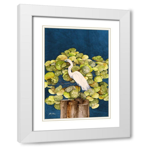 Henry White Modern Wood Framed Art Print with Double Matting by Rizzo, Gene