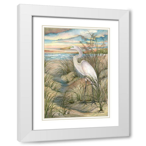 Lord of the Dunes White Modern Wood Framed Art Print with Double Matting by Rizzo, Gene