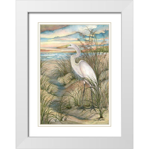 Lord of the Dunes White Modern Wood Framed Art Print with Double Matting by Rizzo, Gene