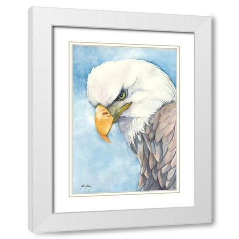 Never, Ever Forget White Modern Wood Framed Art Print with Double Matting by Rizzo, Gene