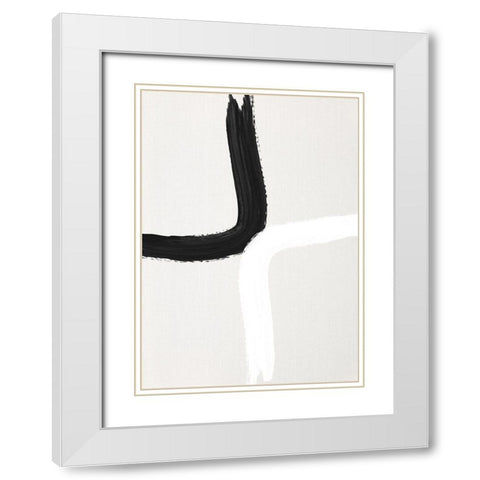 The Arches No.2 White Modern Wood Framed Art Print with Double Matting by Ratcliffe, Tiffany