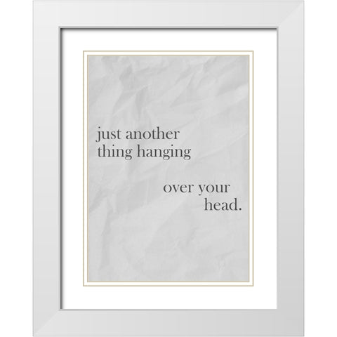 Just Another Thing White Modern Wood Framed Art Print with Double Matting by Mi, Suki