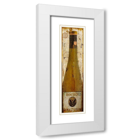 European Sample I-b White Modern Wood Framed Art Print with Double Matting by Art Licensing Studio