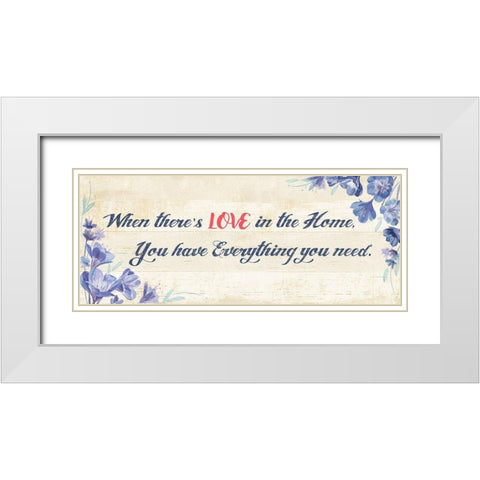 You Have Everything White Modern Wood Framed Art Print with Double Matting by Art Licensing Studio