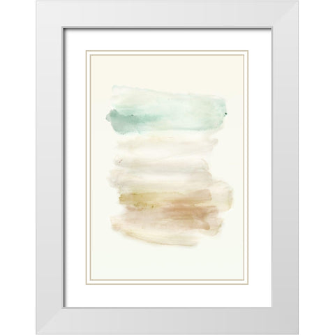 Water flow 2 White Modern Wood Framed Art Print with Double Matting by Art Licensing Studio