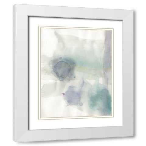 Water Rock 2 White Modern Wood Framed Art Print with Double Matting by Art Licensing Studio