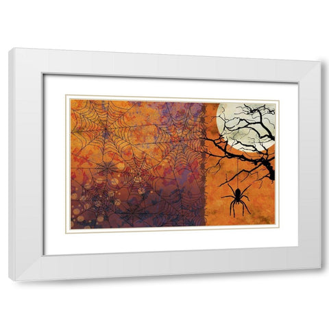 All Hallows eve V White Modern Wood Framed Art Print with Double Matting by Art Licensing Studio