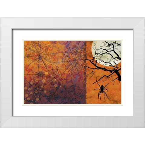 All Hallows eve V White Modern Wood Framed Art Print with Double Matting by Art Licensing Studio