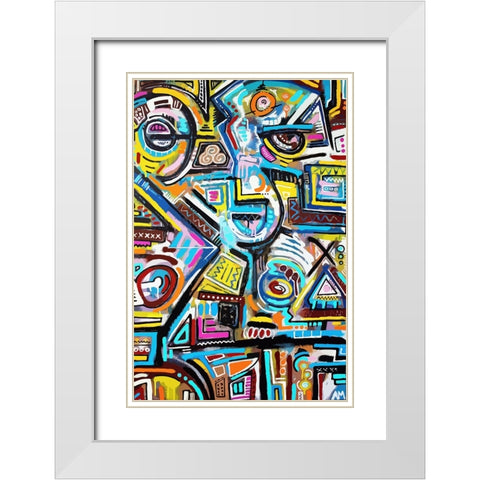 Eye of the Storm White Modern Wood Framed Art Print with Double Matting by Mcilwaine, Alloyius