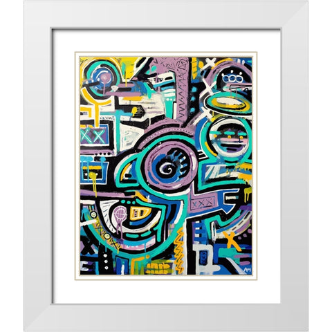 Totem 2025 White Modern Wood Framed Art Print with Double Matting by Mcilwaine, Alloyius