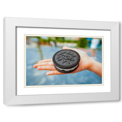 Biscuit White Modern Wood Framed Art Print with Double Matting by Heine, Ben