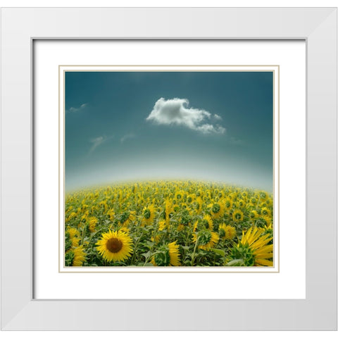 Be Unique White Modern Wood Framed Art Print with Double Matting by Heine, Ben