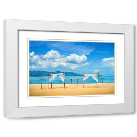 Just Breathe and Relax Thailand - 362 White Modern Wood Framed Art Print with Double Matting by Heine, Ben