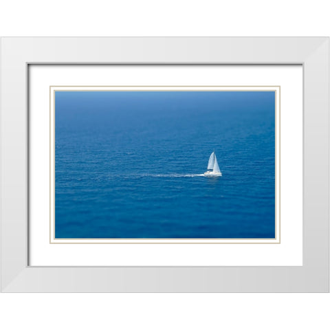 Miniature - 4 White Modern Wood Framed Art Print with Double Matting by Heine, Ben