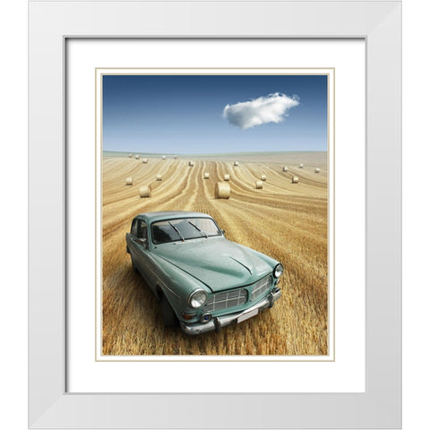 Nowhere to be Found White Modern Wood Framed Art Print with Double Matting by Heine, Ben
