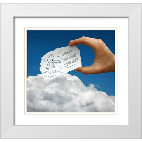Pencil Vs Camera 21 White Modern Wood Framed Art Print with Double Matting by Heine, Ben