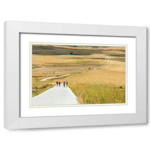 Santiago de Compostela pilgrimage - 156 White Modern Wood Framed Art Print with Double Matting by Heine, Ben