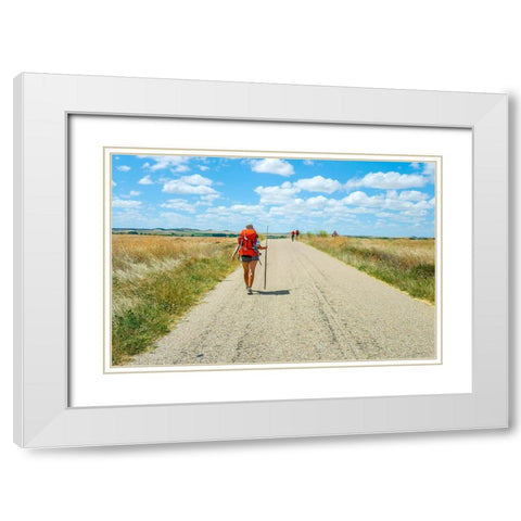 Santiago de Compostela pilgrimage - 175 White Modern Wood Framed Art Print with Double Matting by Heine, Ben