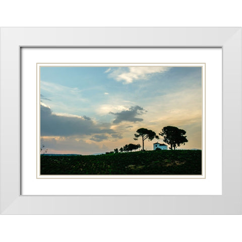 Santiago de Compostela pilgrimage - 216 White Modern Wood Framed Art Print with Double Matting by Heine, Ben