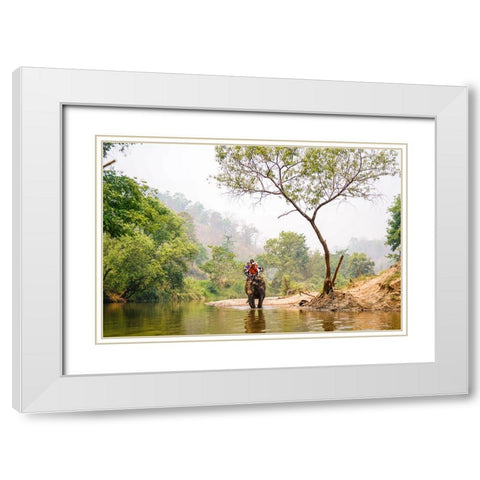 Thailand - 36 White Modern Wood Framed Art Print with Double Matting by Heine, Ben