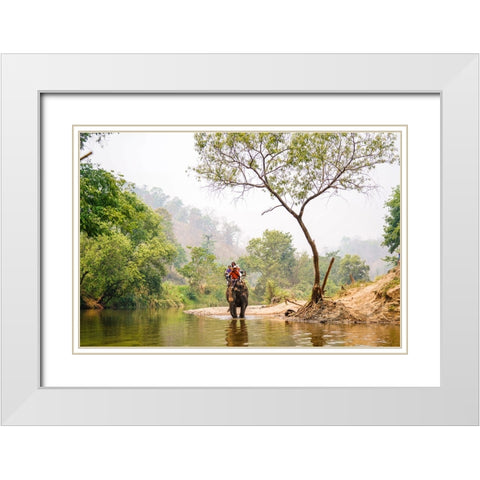 Thailand - 36 White Modern Wood Framed Art Print with Double Matting by Heine, Ben