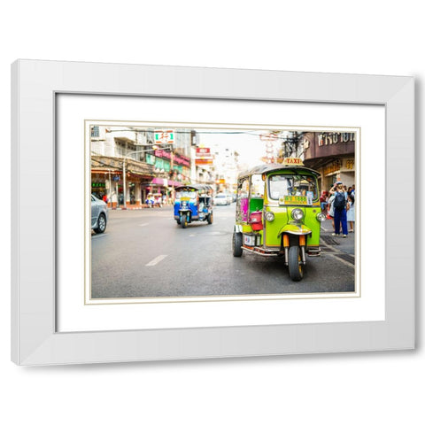Thailand - 70 White Modern Wood Framed Art Print with Double Matting by Heine, Ben