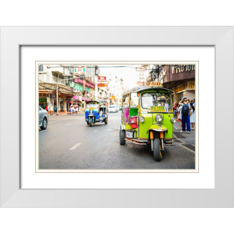 Thailand - 70 White Modern Wood Framed Art Print with Double Matting by Heine, Ben