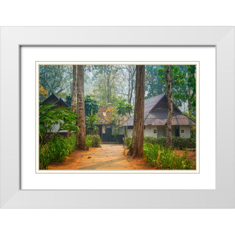 Thailand - 77 White Modern Wood Framed Art Print with Double Matting by Heine, Ben