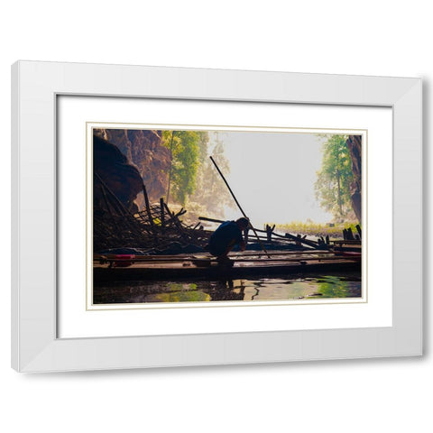 Thailand - 94 White Modern Wood Framed Art Print with Double Matting by Heine, Ben