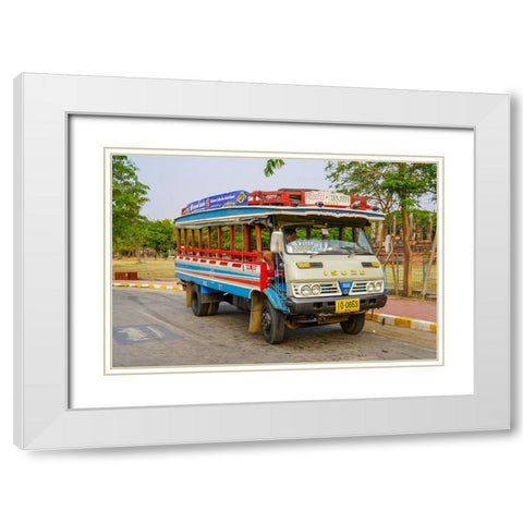 Thailand - 183 White Modern Wood Framed Art Print with Double Matting by Heine, Ben