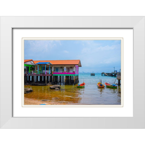 Thailand - 198 White Modern Wood Framed Art Print with Double Matting by Heine, Ben