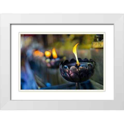 Thailand - 224 White Modern Wood Framed Art Print with Double Matting by Heine, Ben
