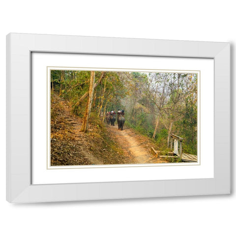 Thailand - 314 White Modern Wood Framed Art Print with Double Matting by Heine, Ben