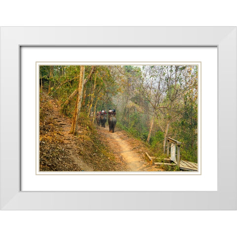 Thailand - 314 White Modern Wood Framed Art Print with Double Matting by Heine, Ben