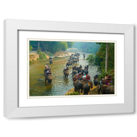 Thailand - 324 White Modern Wood Framed Art Print with Double Matting by Heine, Ben