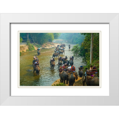 Thailand - 324 White Modern Wood Framed Art Print with Double Matting by Heine, Ben